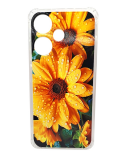 Силиконовый чехол для Infinix Hot 30i, антишок, красочный принт, желтые цветочки