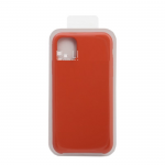 Силиконовый чехол для Iphone 11 Silicone case оранжевый в блистере