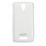 Чехол силиконовый KissWill для LENOVO S60, тонкий, прозрачный, матовый, цвет: белый
