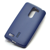 Чехол силиконовый Cherry для LG K7, тонкий, непрозрачный, матовый, цвет: синий
