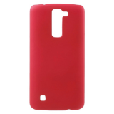 Чехол силиконовый для LG K7/M1/Tribute 5, тонкий, непрозрачный, матовый, цвет: красный, в техпаке
