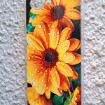 Силиконовый чехол для Realme C30/C30S/Narzo 50i Prime 4G, антишок, принт, желтые цветочки