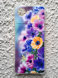 Силиконовый чехол для Realme C30/C30S/Narzo 50i Prime 4G, антишок, принт, желтые и сиреневые цветочк