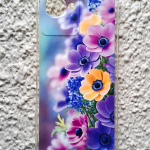 Силиконовый чехол для Realme C30/C30S/Narzo 50i Prime 4G, антишок, принт, желтые и сиреневые цветочк
