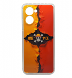 Силиконовый чехол для Realme C33, антишок, красочный принт, one pice