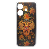 Силиконовый чехол для Realme Note 60, антишок, красочный принт, герб