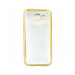 Накладка силиконовая с рамкой для Samsung G570/J5 Prime, золотая