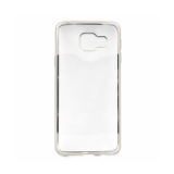 Накладка силиконовая с рамкой для Samsung G570/J5 Prime, серебряная