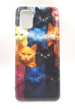 Силиконовый чехол для Samsung Galaxy A31, красочный принт, цветные коты