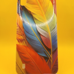 Силиконовый чехол для Samsung Galaxy A10, цветной принт, перья