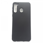 Чехол силиконовый для SAMSUNG Galaxy A21, Silicon Case Full, тонкий, непрозрачный, матовый, чёрный