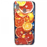Чехол для Samsung Galaxy A30, красочный принт, дольки апельсина
