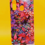 Силиконовый чехол Samsung Galaxy A40, яркий цветочный принт