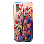 Силиконовый чехол для Samsung Galaxy A01, красочный принт, рисунок с тюльпанами