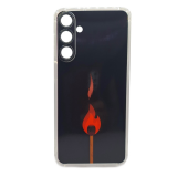 Силиконовый чехол для Samsung Galaxy A16, антишок, красочный принт, спичка