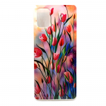 Силиконовый чехол для Samsung Galaxy A31, красочный принт, рисунок с тюльпанами