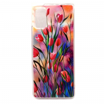 Силиконовый чехол для Samsung Galaxy A41, красочный принт, рисунок с тюльпанами