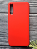 Чехол силиконовый для SAMSUNG Galaxy A50/A30S/A50S, Silicon Case Full, тонкий, матовый, красный