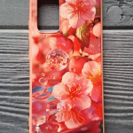 Силиконовый чехол для Samsung Galaxy A32 4G плотный софт-тач, бархат внутри, персиковый