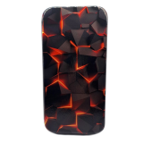Чехол-книга Fashion Case для Samsung Galaxy A55, принт, техно рис. №1, черный