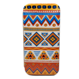 Чехол-книга Fashion Case для Samsung Galaxy A55, принт, яркий орнамент, золотой