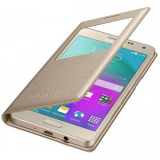 Чехол Armor Flip Cover с окном на магните для Samsung Galaxy J7 SM-J700F золотой