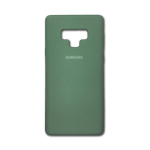 Силиконовый чехол для Samsung Galaxy A20/A30 Silicone cover с логотипом, закр, темно-зеленый