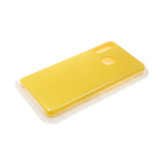 Силиконовый чехол Huawei Honor 10i Silicone case утолщенный, без логотипа, желтый