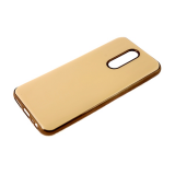 Силиконовый чехол для Xiaomi Redmi 8a утолщенный, глянцевый без лого, блестящий борт, пудра