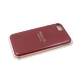 Силиконовый чехол для Iphone 11 Pro Max Silicone Leather Case с логотипом, в блистере, бордовый