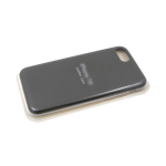 Силиконовый чехол для Iphone 11 Pro Max Silicone Leather Case с логотипом, в блистере, серый