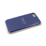 Силиконовый чехол для Iphone 11 Pro Max Silicone Leather Case с логотипом, в блистере, синий