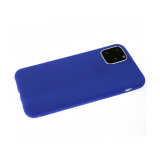 Силиконовый чехол для Samsung Galaxy A02 2021 Soft touch матовый без лого, темно-синий