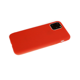 Силиконовый чехол для Samsung Galaxy S21 однотонный, soft touch, красный