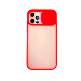Силиконовый чехол REALM со слайд-камерой, в упаковке для iPhone 7/8/SE2 красный
