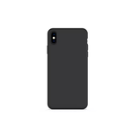 Силиконовый чехол для Xiaomi Redmi Note 10 плотный софт-тач, бархат внутри, черный