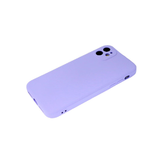 Силиконовый чехол для Iphone 12 (6.1) софт тач матовый, с защитой камеры, сиреневый
