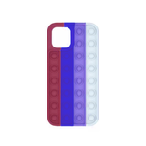 Силиконовый чехол для Iphone 12/12 Pro (6.1) разноцветный, POP IT 