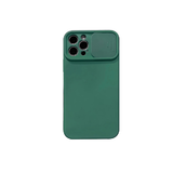 Силиконовый чехол для Iphone XR 6.1 софт тач, свап-камера, темно-зеленый