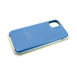 Силиконовый чехол Iphone XR 6.1 Silicone case в блистере без логотипа, синий