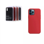 Силиконовый чехол для Xiaomi Redmi Note 9T Silicon cover stilky and soft-touch, без логотипа, красны