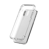 Силиконовый чехол для Iphone 12 (6.1)  Clear case 1.5мм, защита камеры, в тех.паке, прозрачный