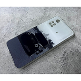 Чехол для Xiaomi Redmi Note 10 Pro красочный винил, машина на фоне города ЧБ