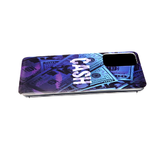 Чехол для Samsung Galaxy A23 4G красочный винил, прозрачный борт, CASH