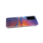 Чехол для Samsung Galaxy A23 4G красочный винил, прозрачный борт, закат у берега