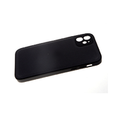 Чехол для Iphone 14 Plus (6.7) под кожу, защита камеры, с логотипом, черная