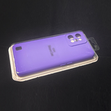 Силиконовый чехол для Xiaomi Redmi 12c Silicone case High-end TPU Case, soft-touch без лого, фиолето