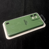 Силиконовый чехол для Iphone 13 (6.1) Silicon Case с лого, закрытый низ, с защитой камеры, хаки