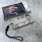 Силиконовый чехол UNIQ Iphone 11 с силиконовым держателем и шнурком, бежевый камуфляж