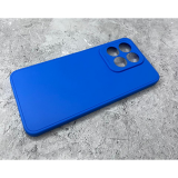 Силиконовый чехол для Iphone 14 Pro (6.1) 3Dcamera матовый с защитой камеры, синий